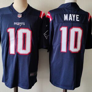 Drake Maye Navy Jersey